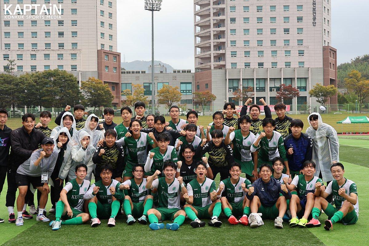 [축구/U리그] 건국대, 중앙대전 4-2 승 대표이미지