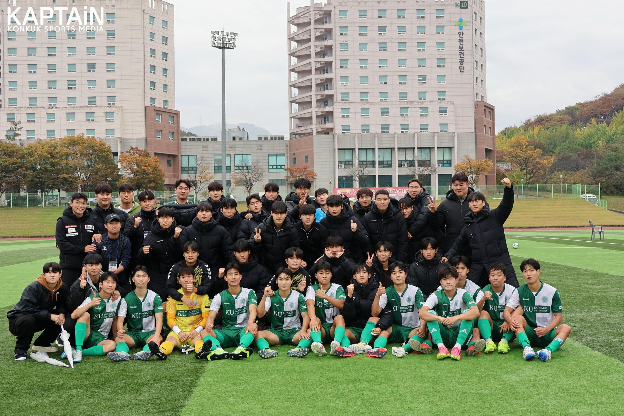 [축구/U리그] 건국대, 배제대전 2-1 승 대표이미지